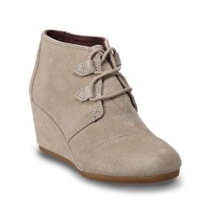 Toms bootie wedges *ONLY WORN ONCE*